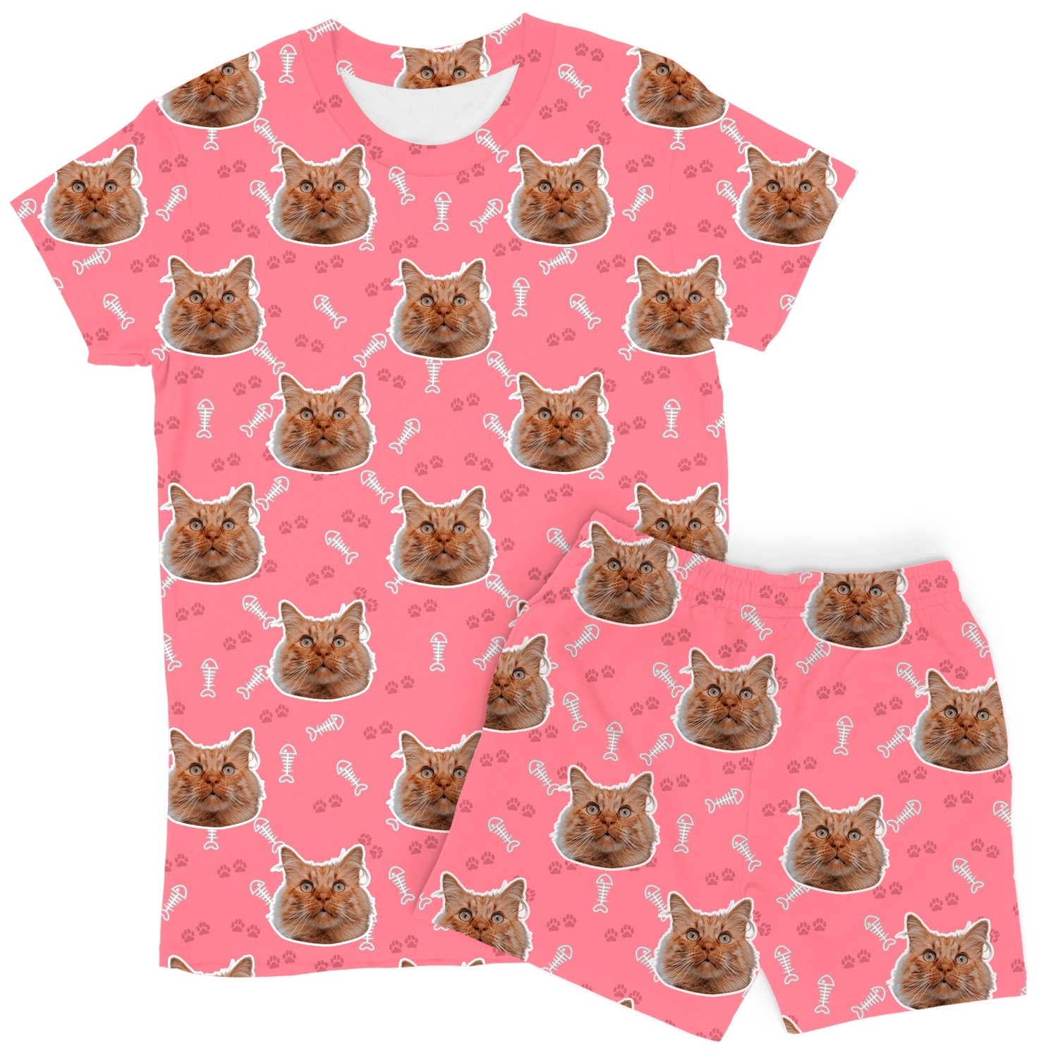 Your Cat Women's Custom PJs - Shorts Set