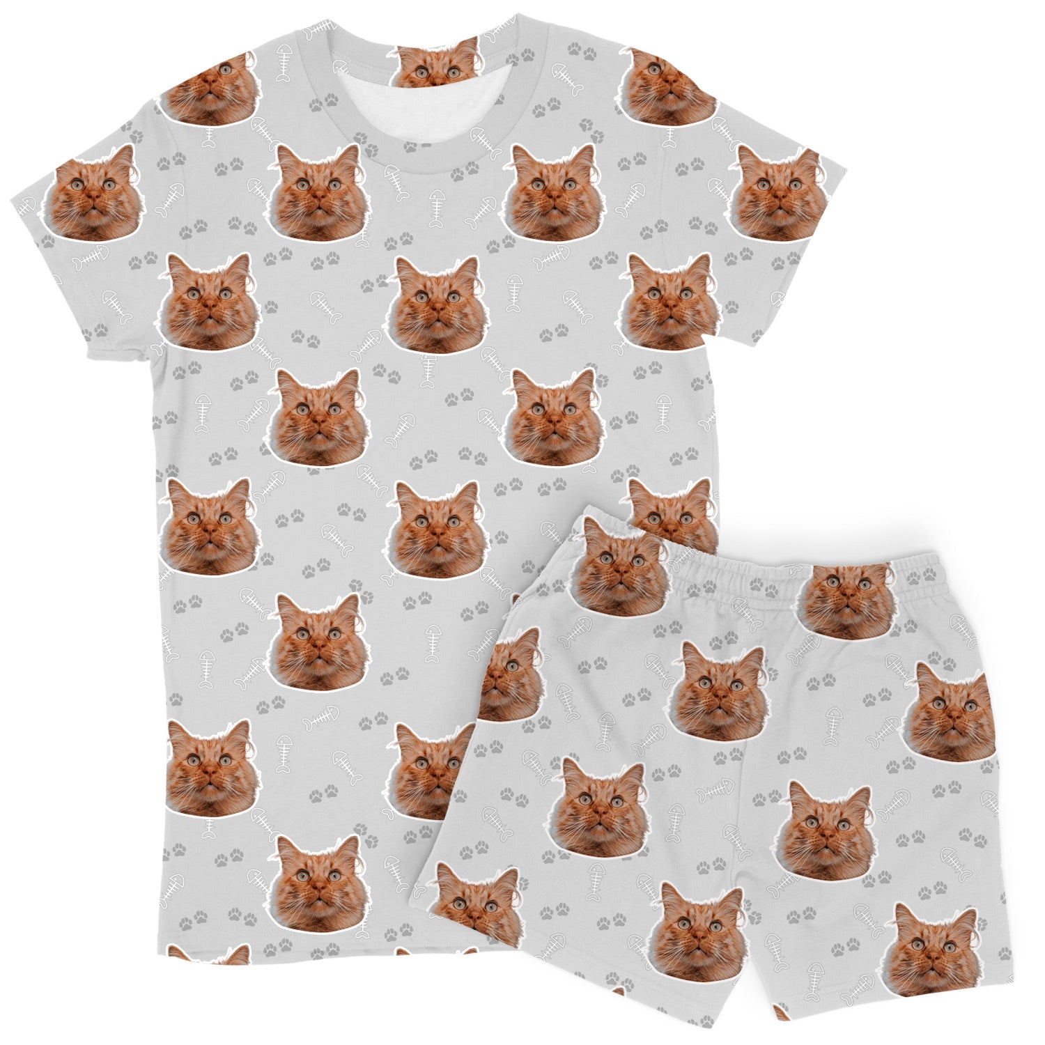 Your Cat Women's Custom PJs - Shorts Set