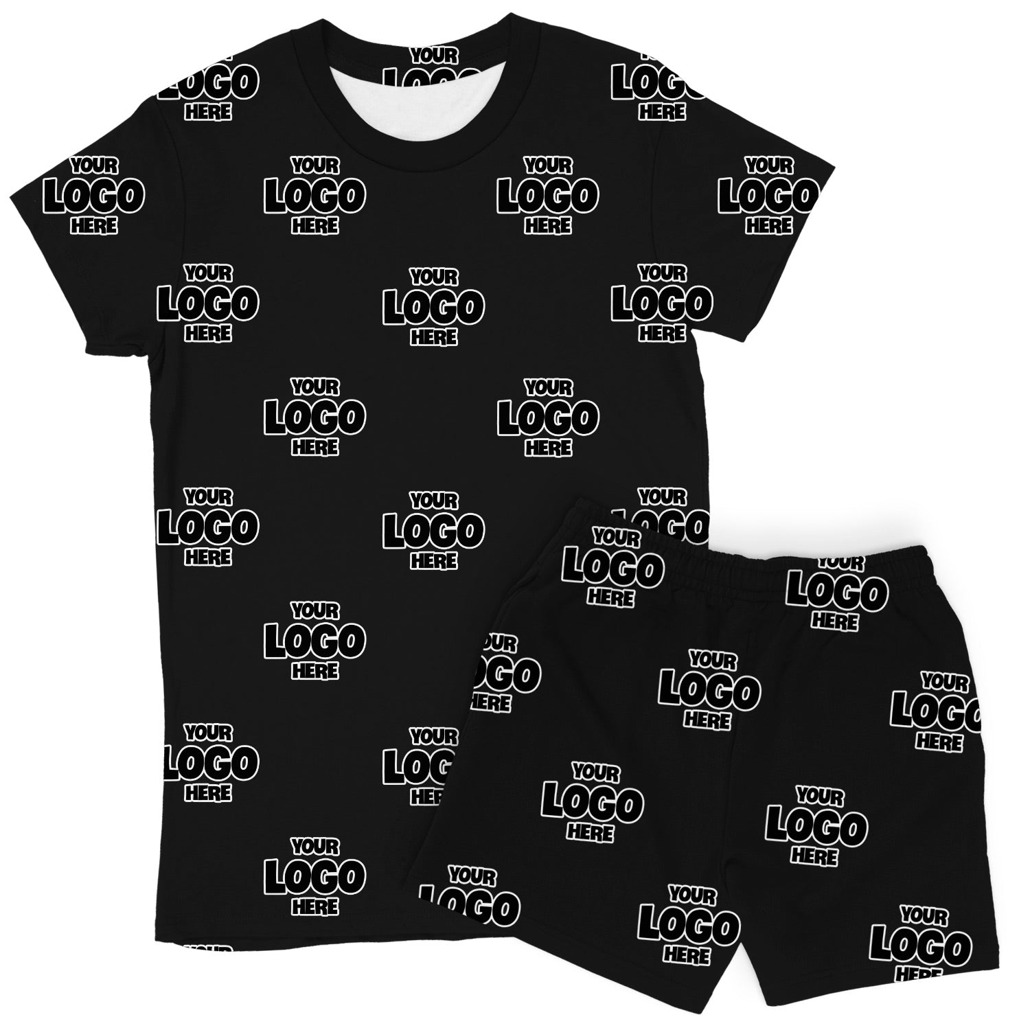 Women's Personalized Logo PJs - Shorts Set