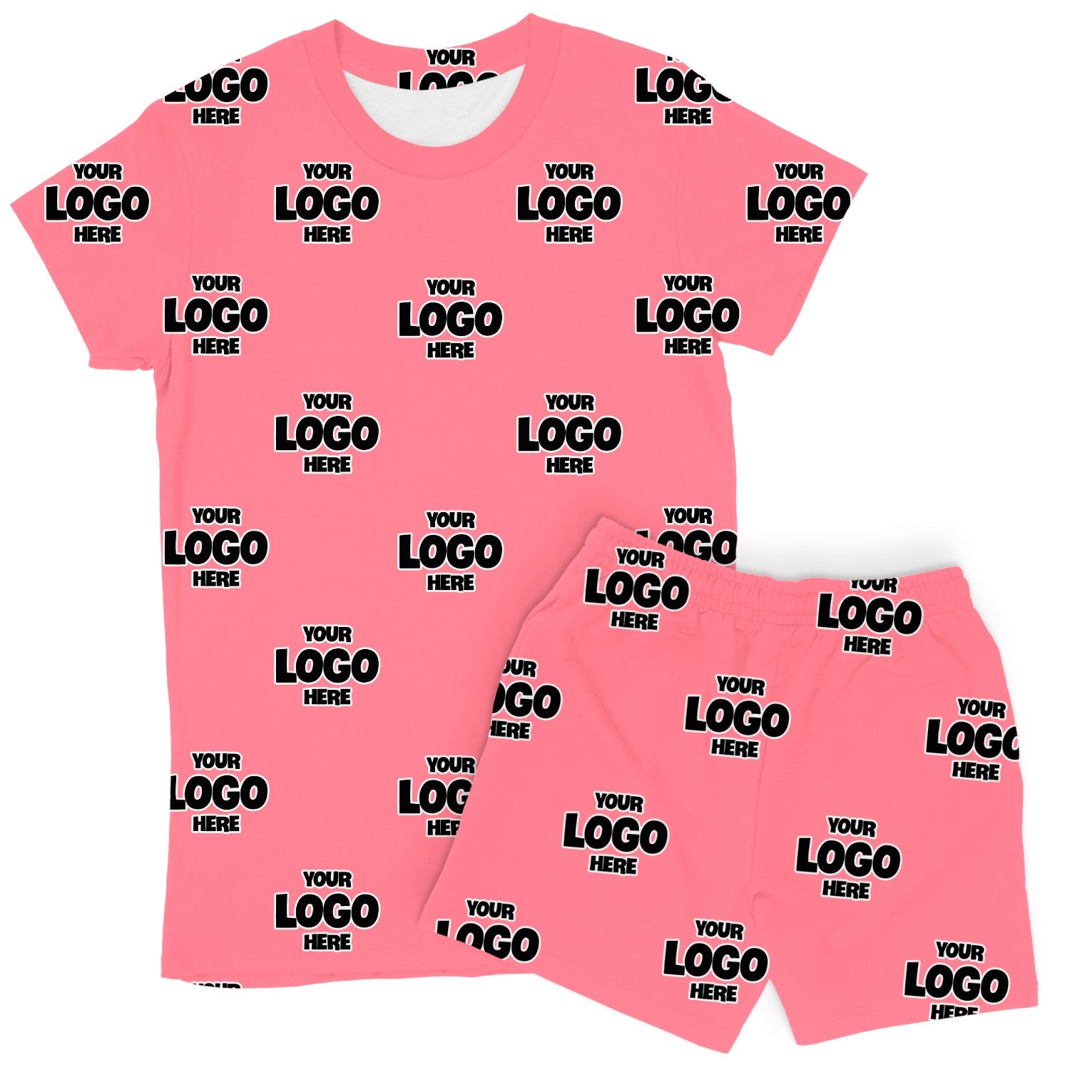 Women's Personalized Logo PJs - Shorts Set