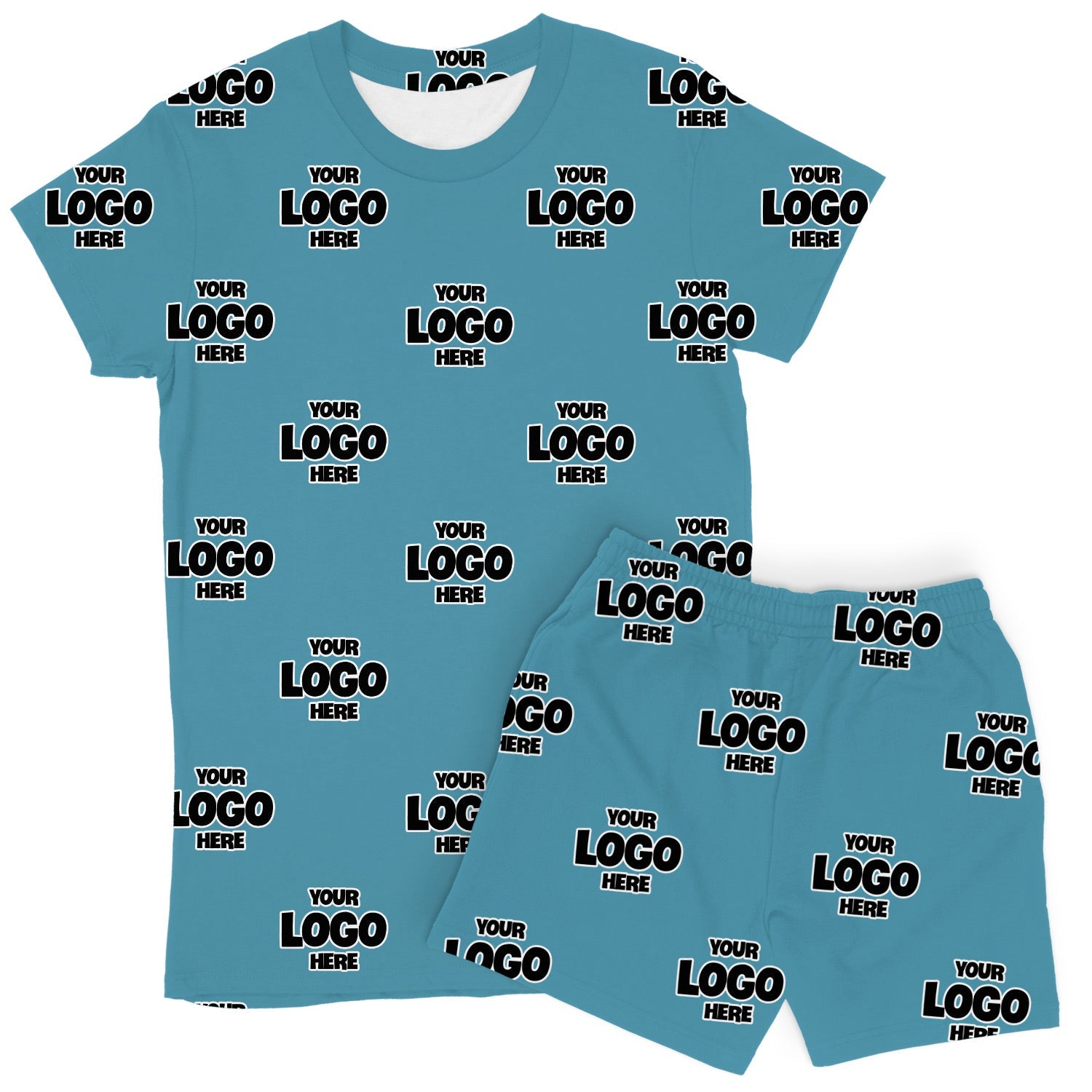 Women's Personalized Logo PJs - Shorts Set