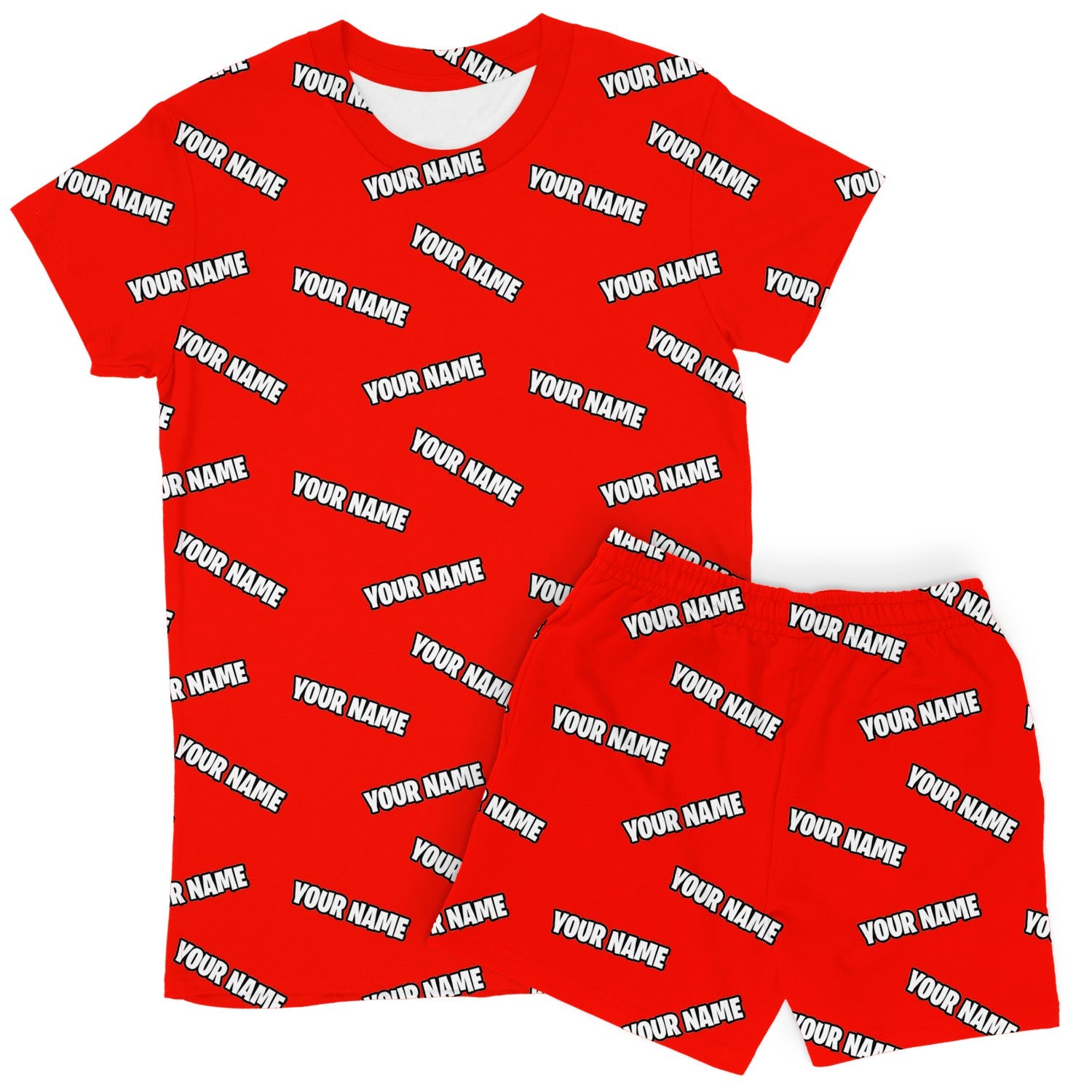 Your Name Women's Custom PJs - Shorts Set