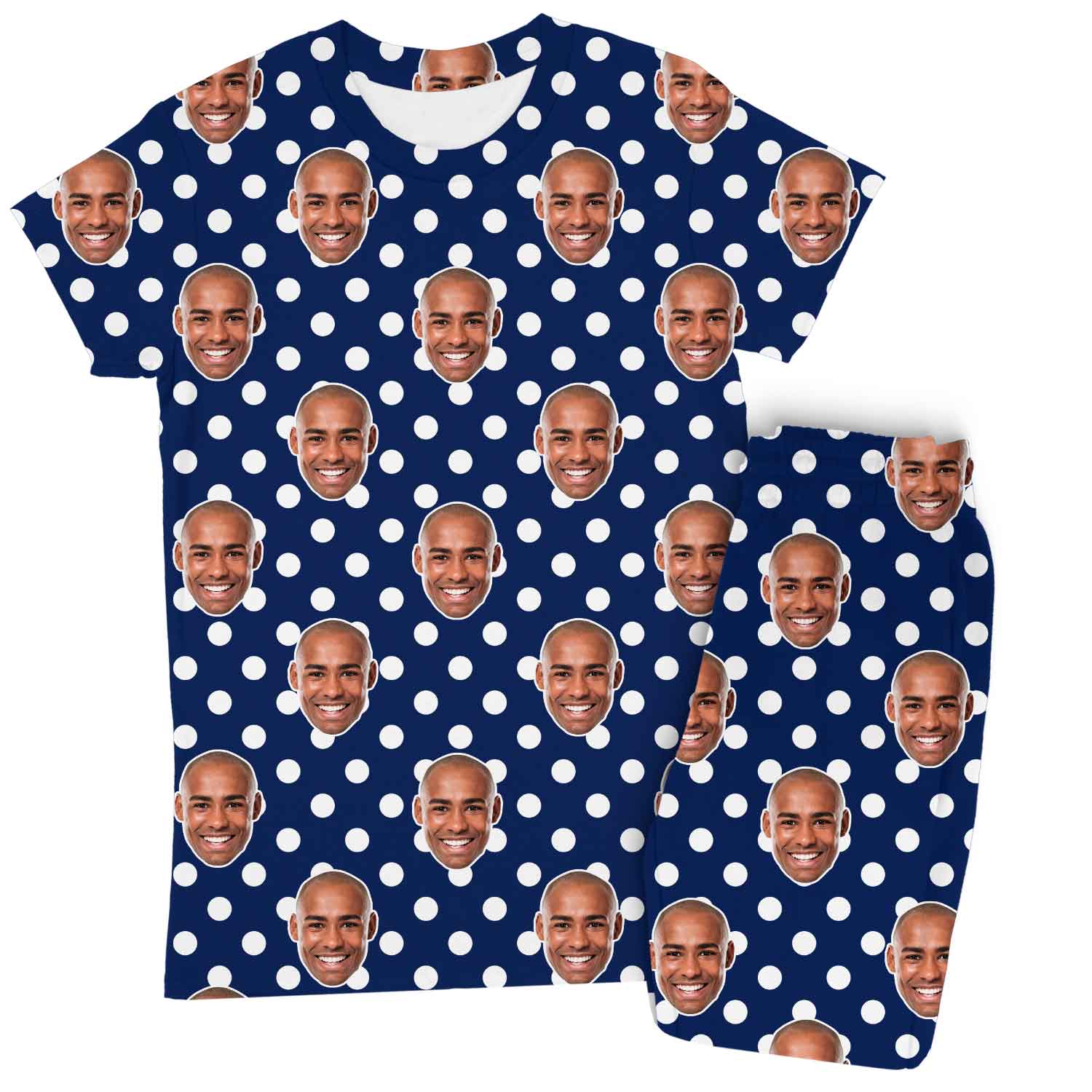 Women's Polka Dot Custom Pajamas - Pants Set