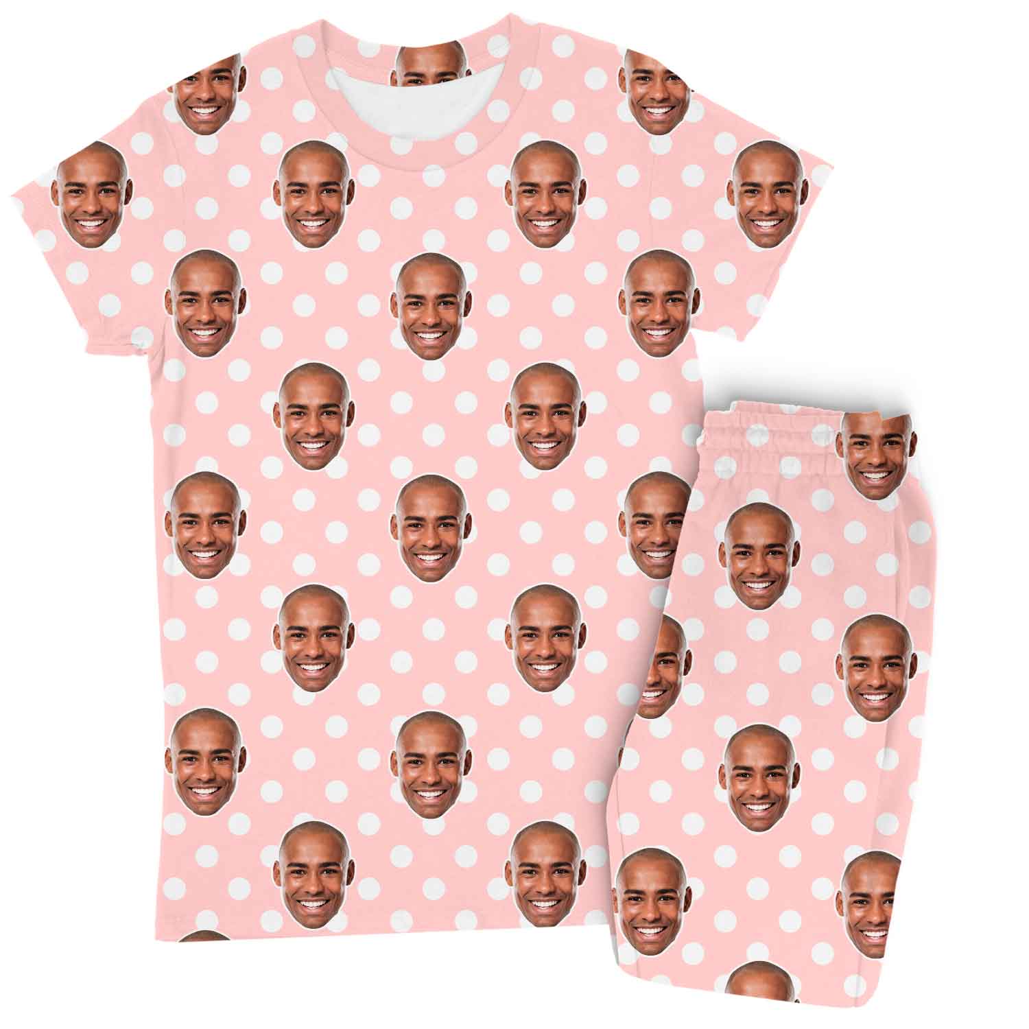 Women's Polka Dot Custom Pajamas - Pants Set