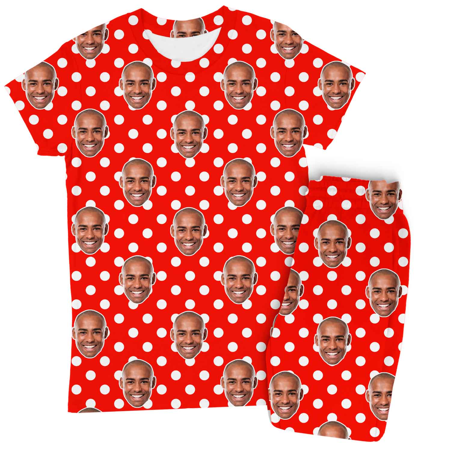 Women's Polka Dot Custom Pajamas - Pants Set