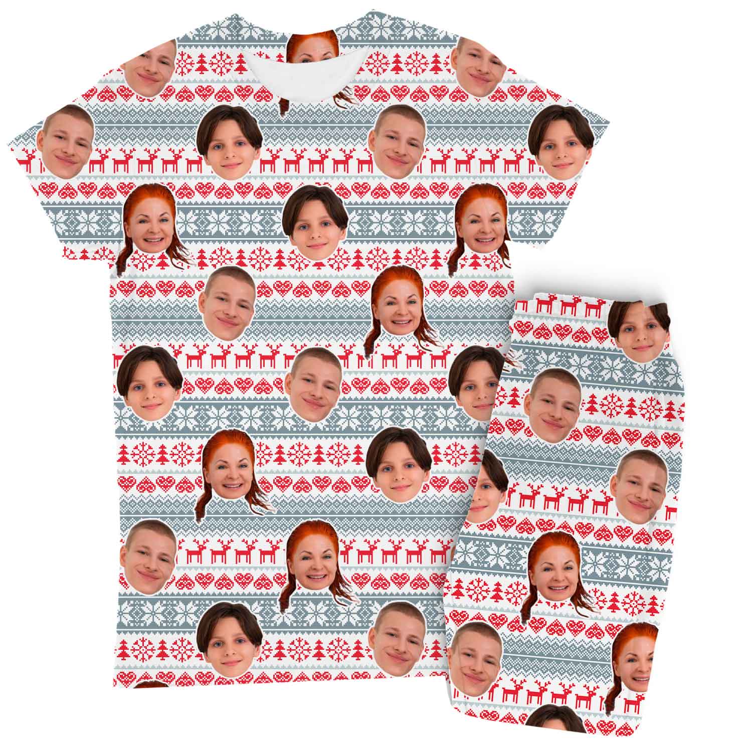 Christmas Nordic Custom Women's PJ Pants Set