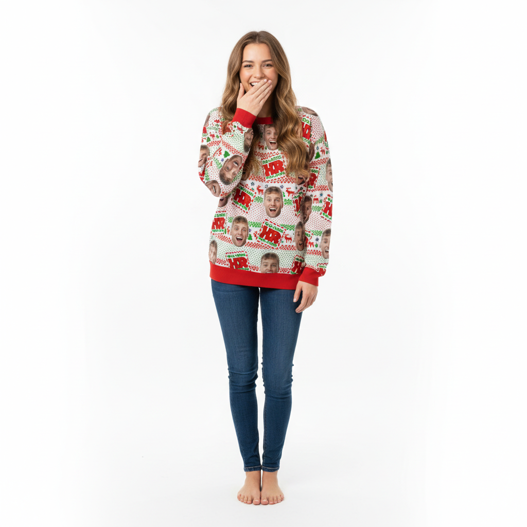 Walking HR Violation Personalized Christmas Sweater