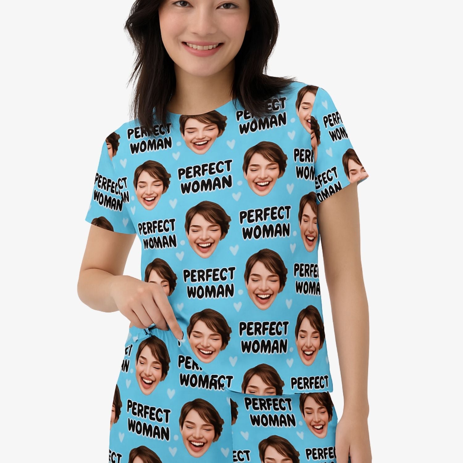 Women's Perfect Woman Custom PJs - Shorts Set