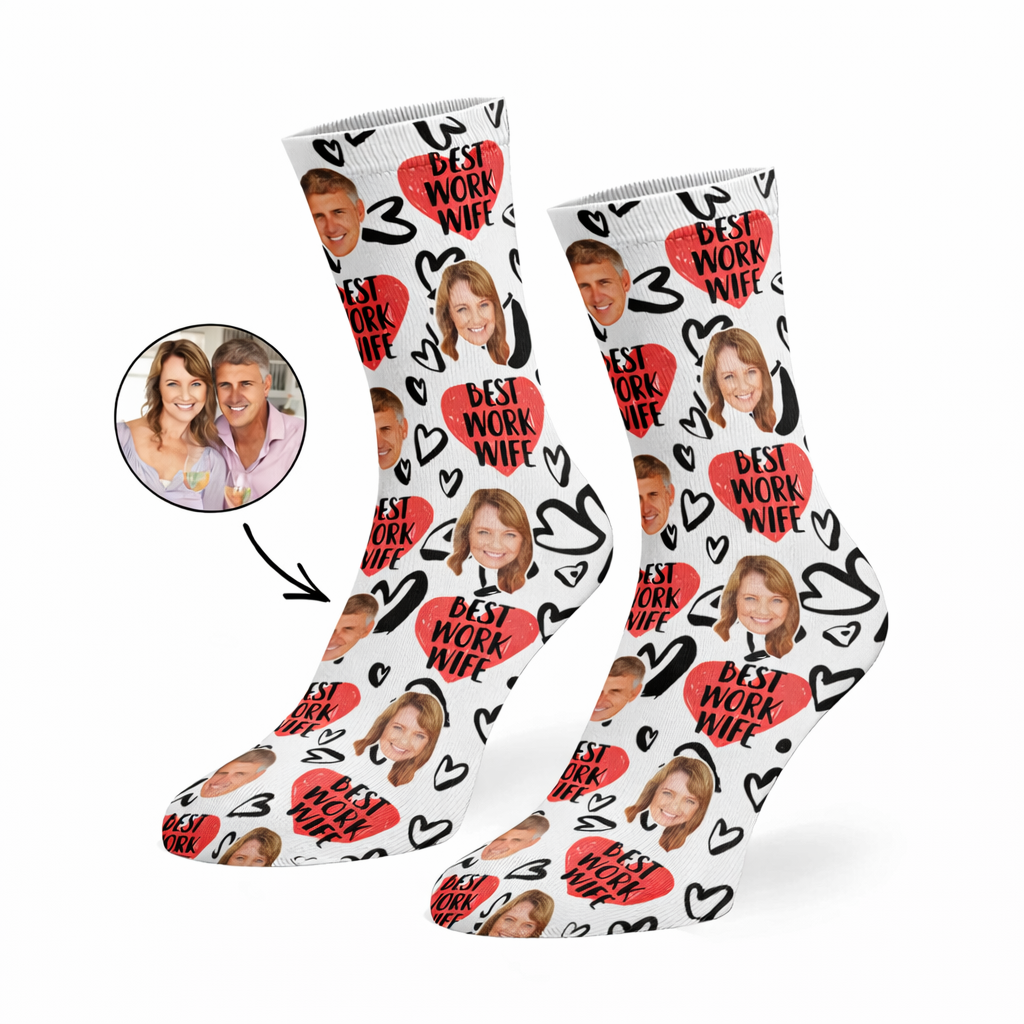 Best Work Wife Custom Socks