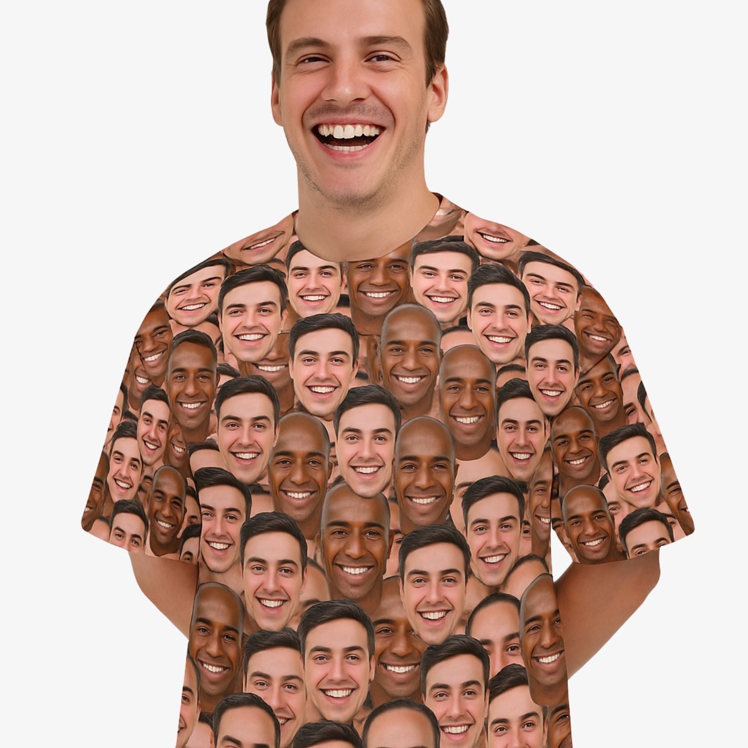 Best Friend Face Mash custom T-Shirt