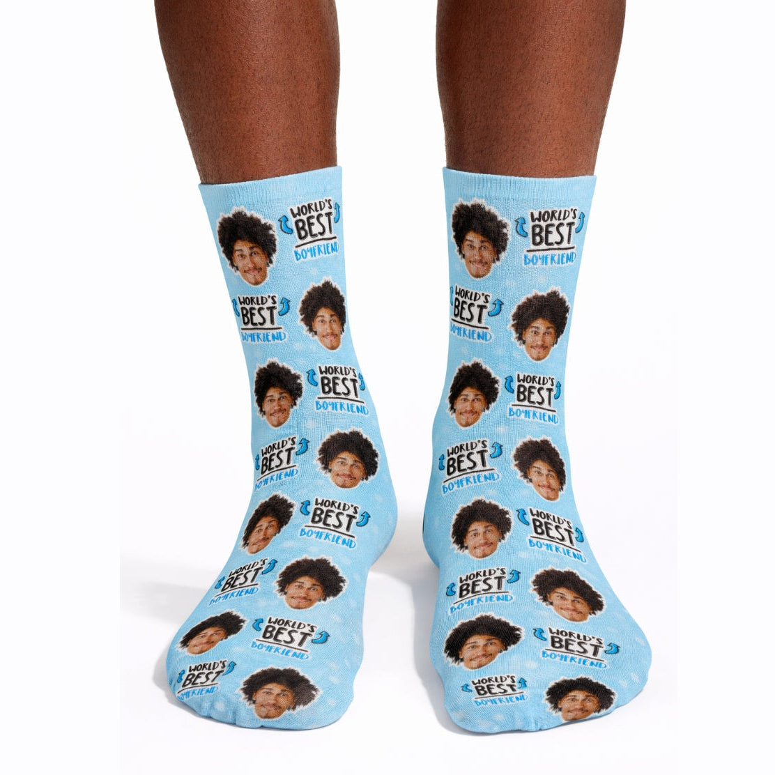World's Best Boyfriend Custom Socks