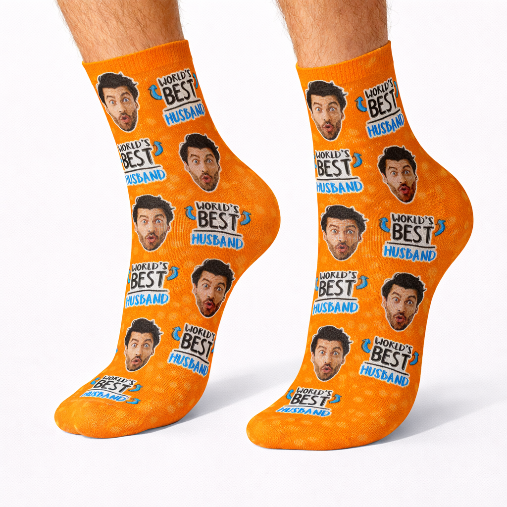 World's Best Husband Custom Socks