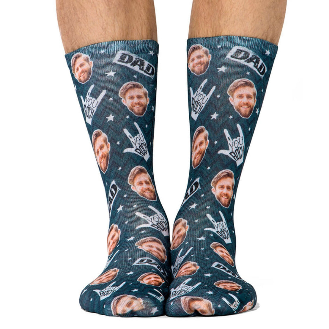 You Rock Dad Custom Socks