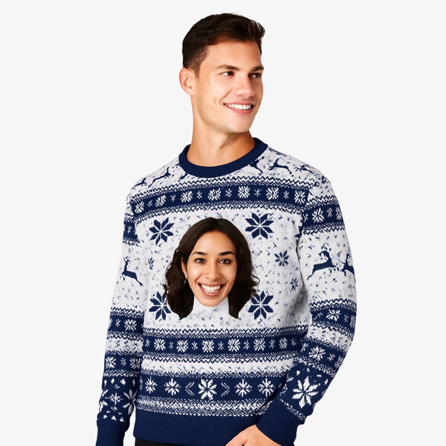 Your Face Big Personalized Christmas Jumper