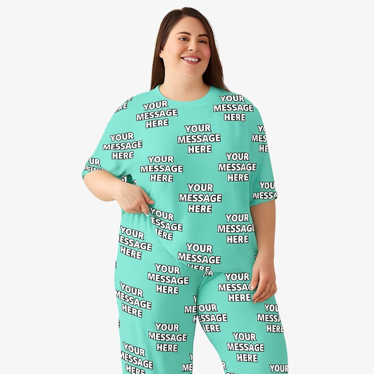 Women's Personalized Message Pajamas
