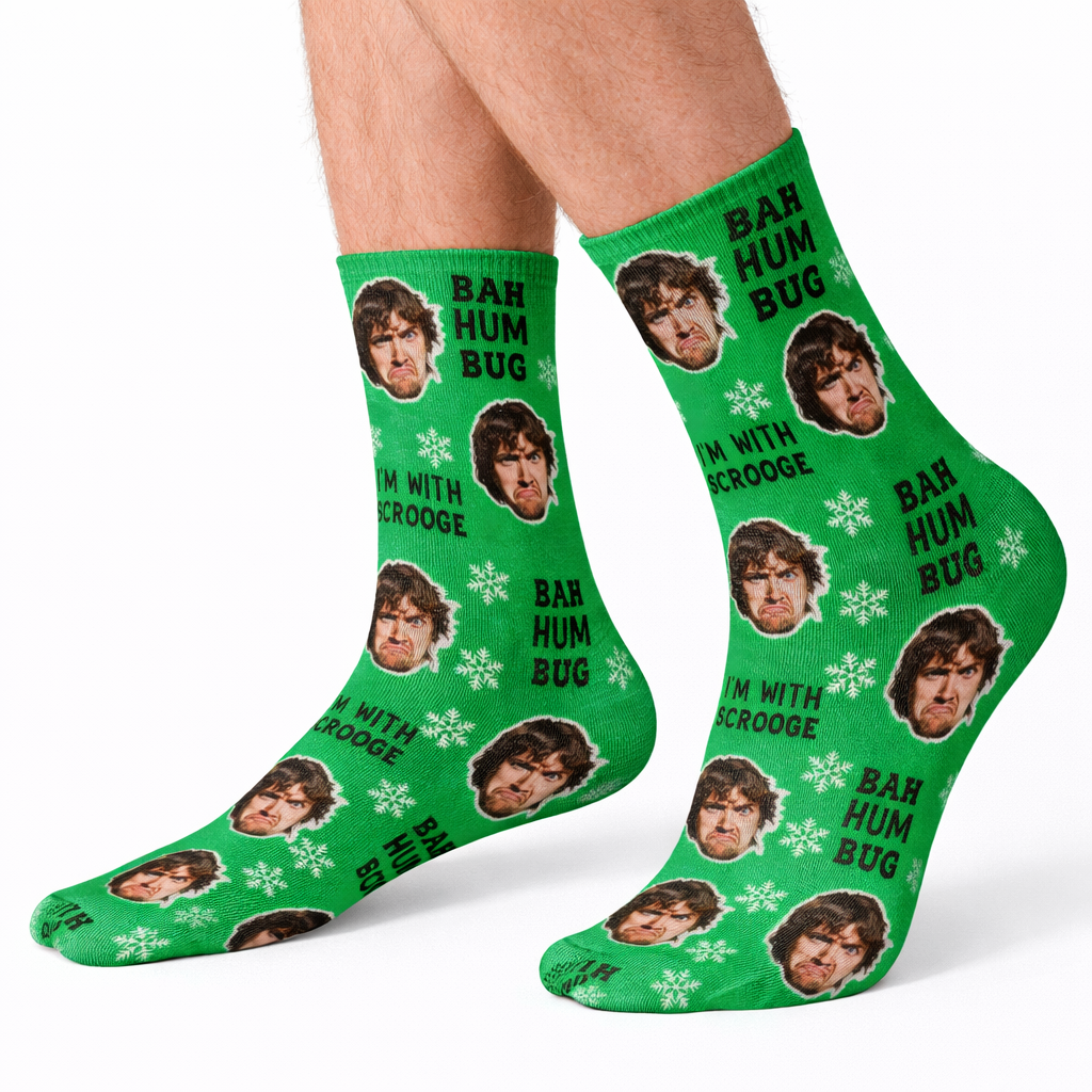 Scrooge Me Custom Socks