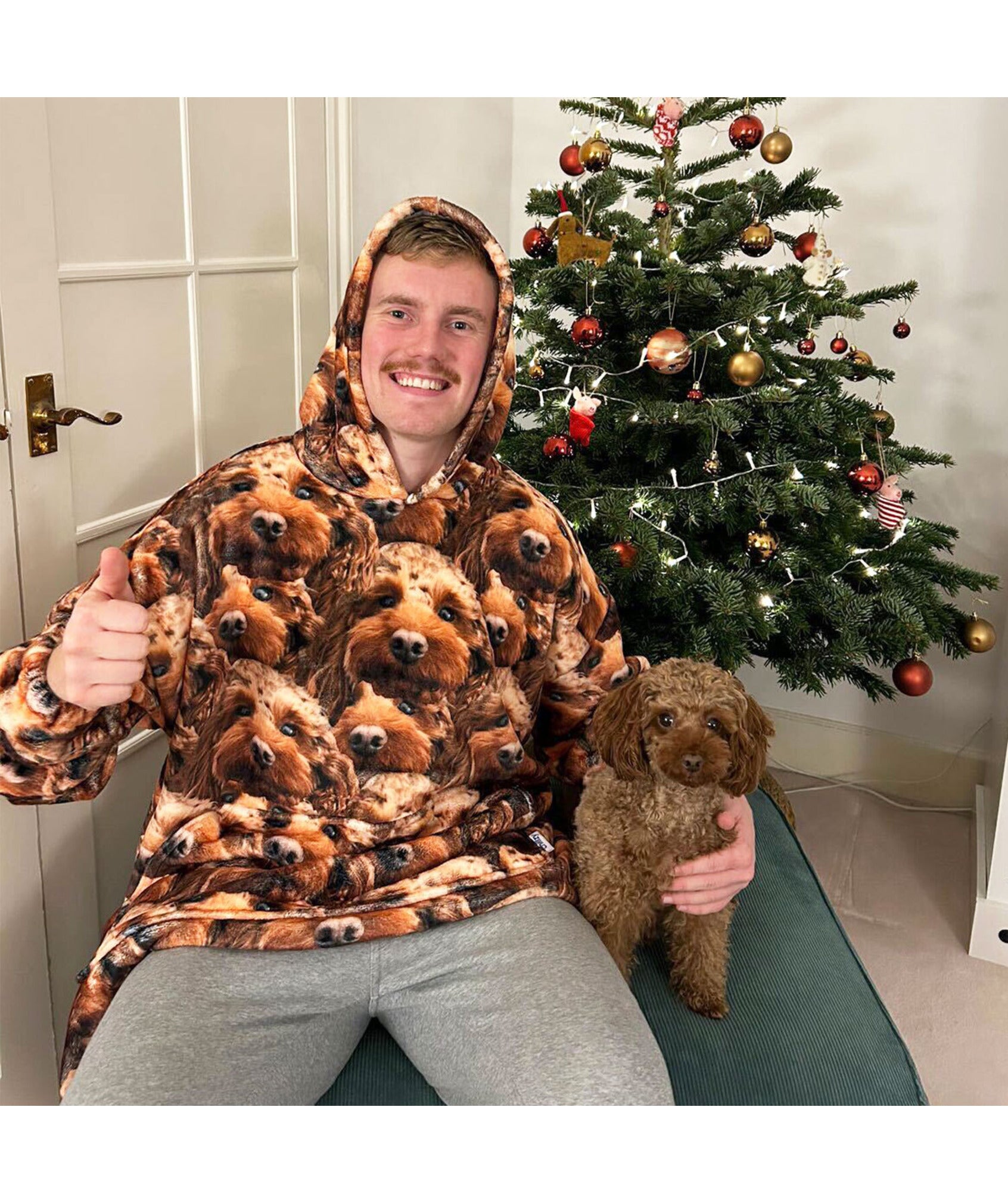 Dog Mash Blanket Hoodie