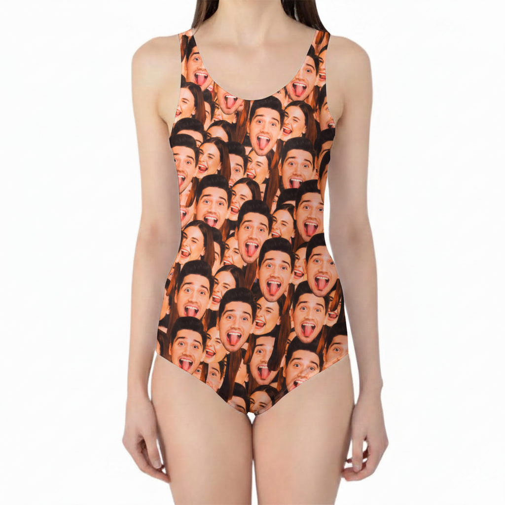 Face Mash Custom Bathing Suit