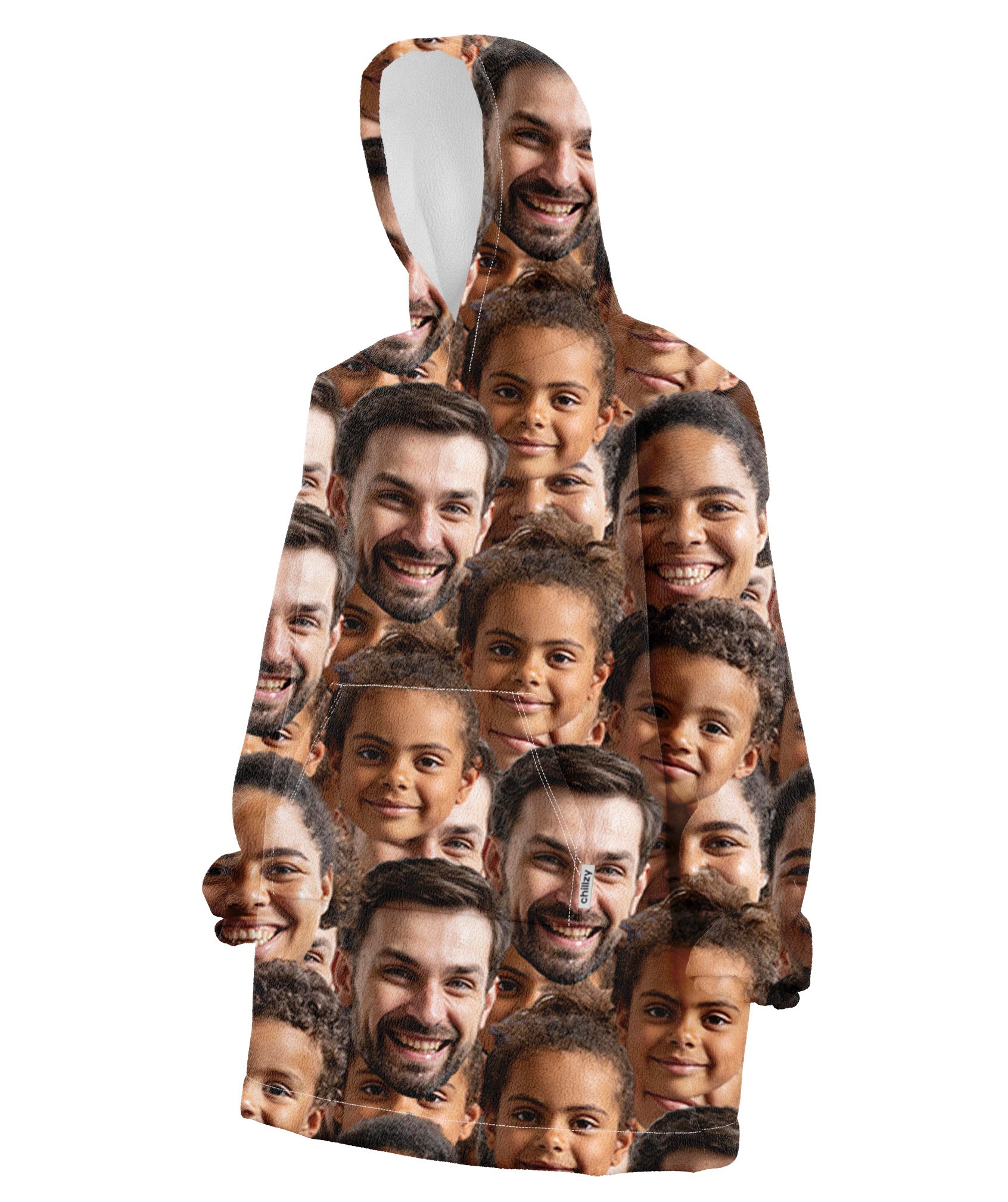 Family Face Mash Blanket Hoodie