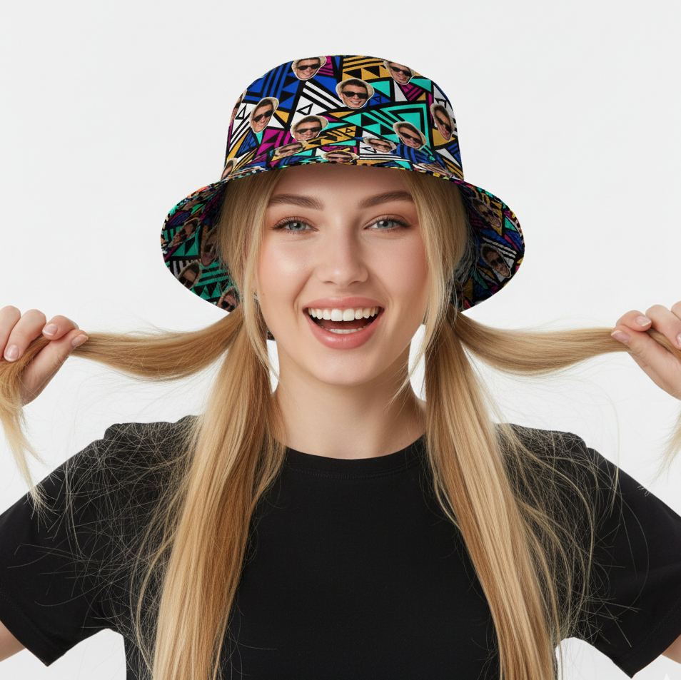 Festival Abstract Custom Bucket Hat