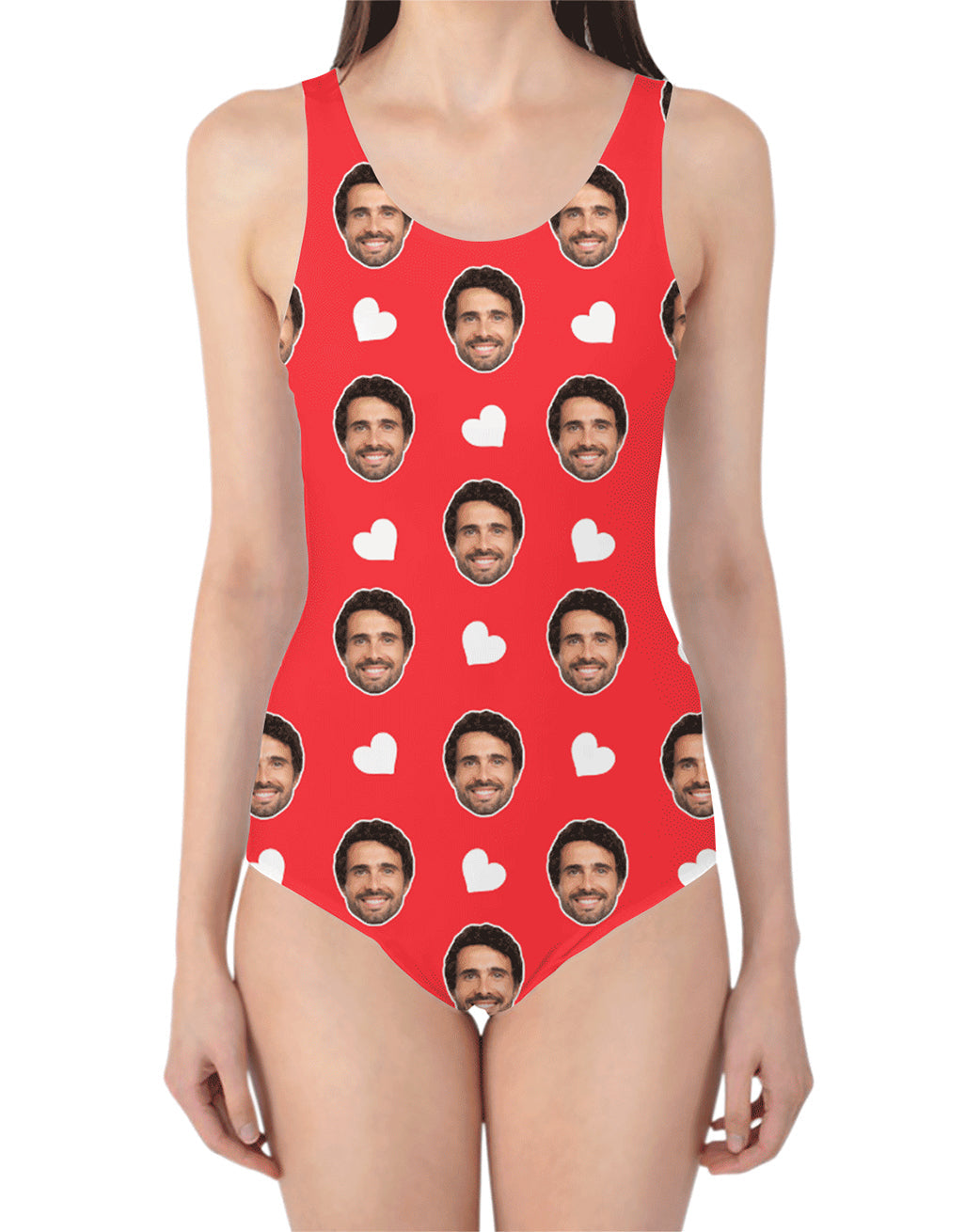 hearts Custom swimming costume