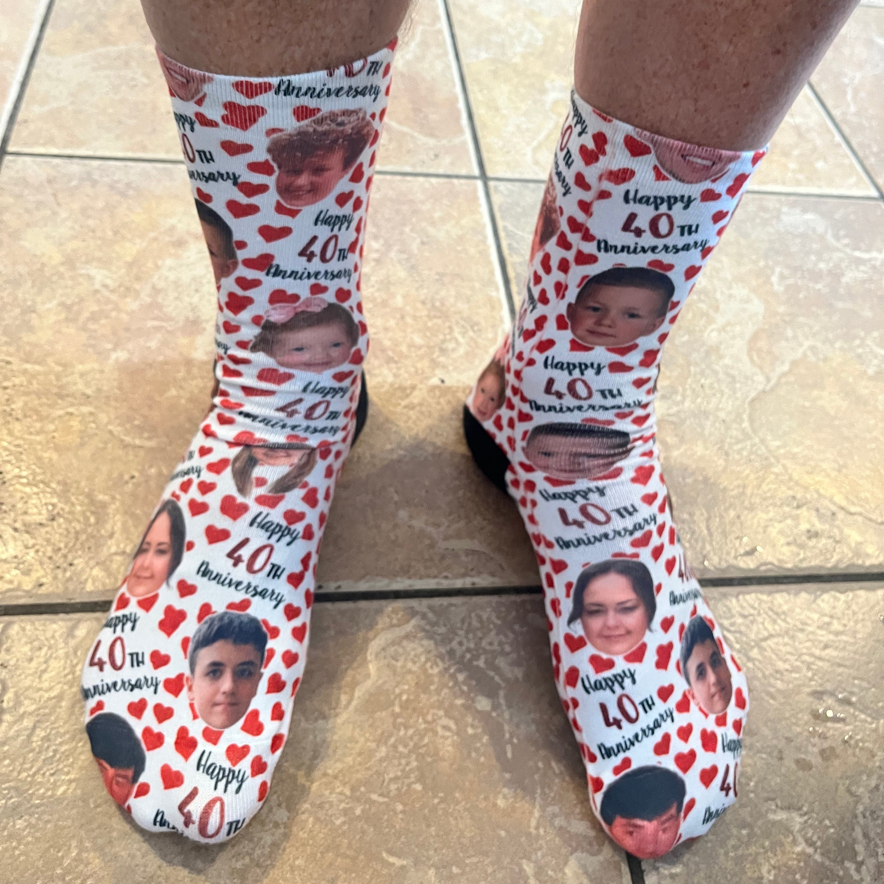 40th Anniversary Custom Socks