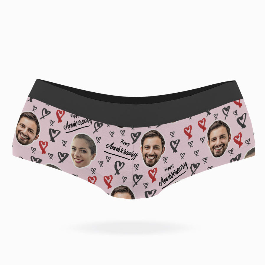 Happy Anniversary Custom Panties