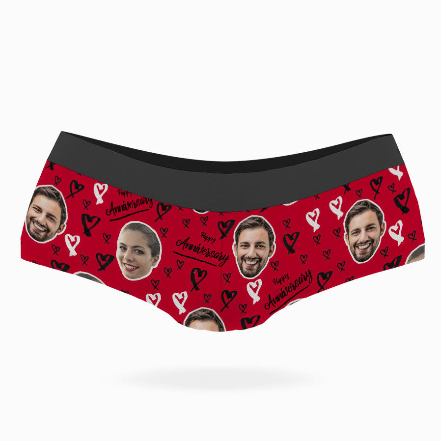 Happy Anniversary Custom Panties