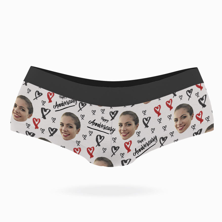 Happy Anniversary Custom Panties