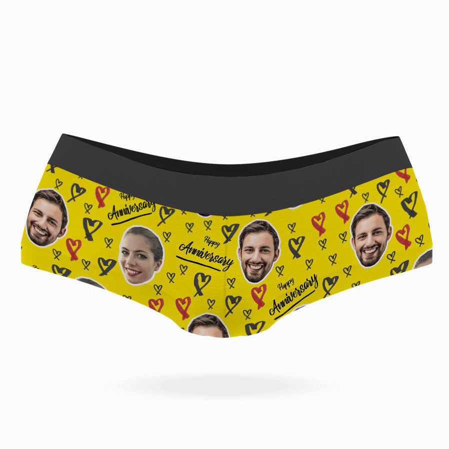 Happy Anniversary Custom Panties