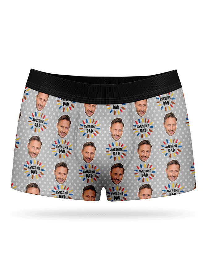 Awesome Dad Custom Boxers