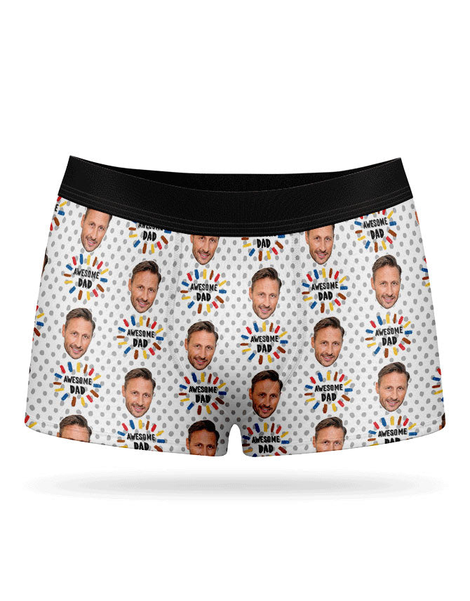 Awesome Dad Custom Boxers