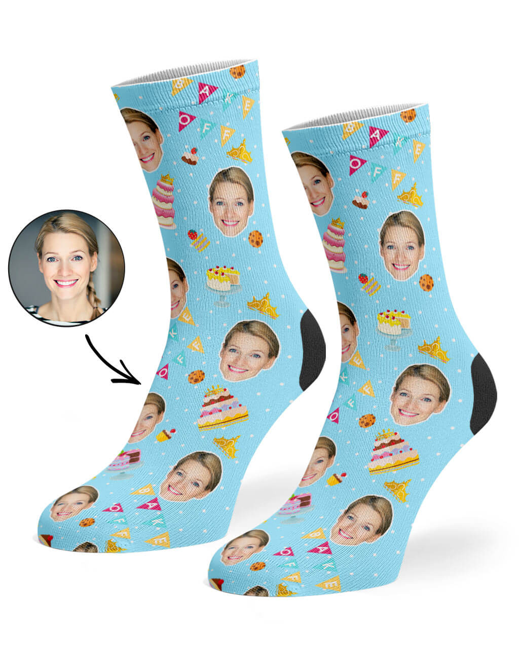 Bake Off Queen Custom Socks