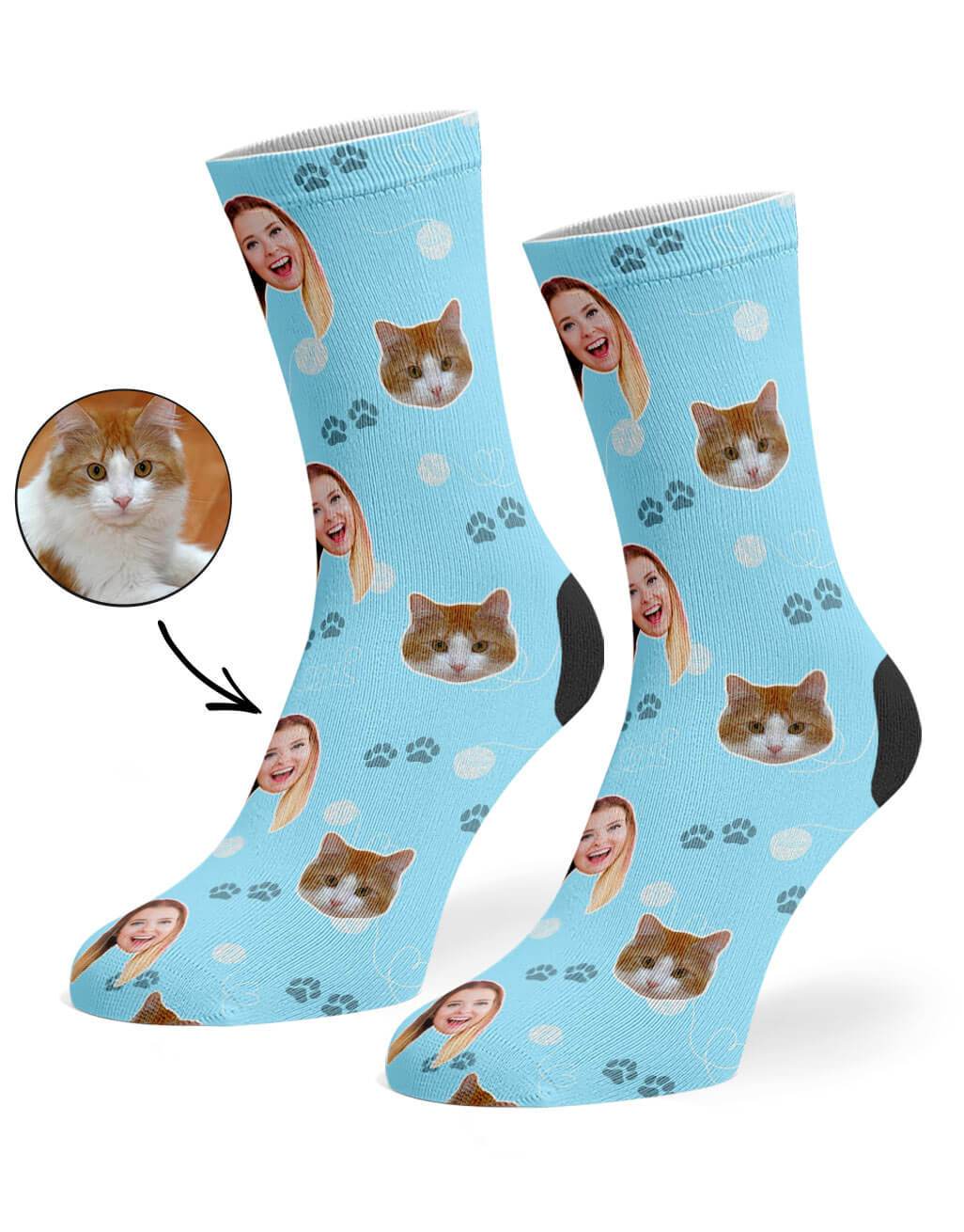 Cat & Owner Custom Socks