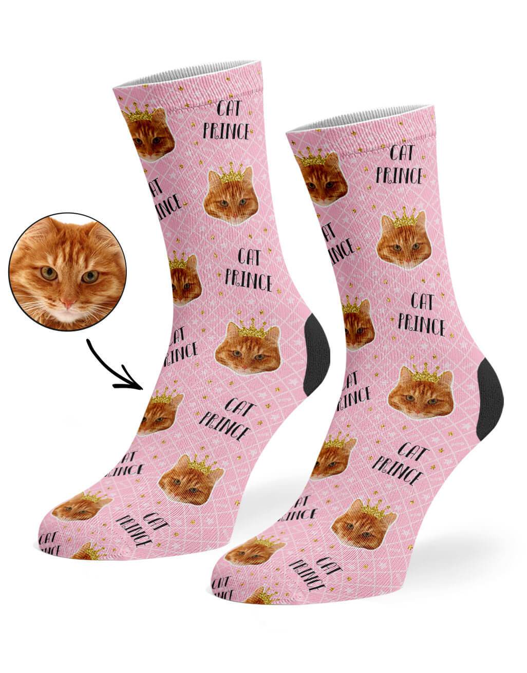 Cat Prince Custom Socks
