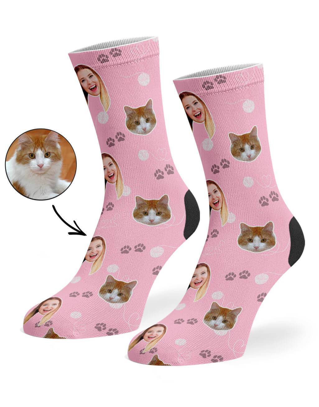 Cat & Owner Custom Socks