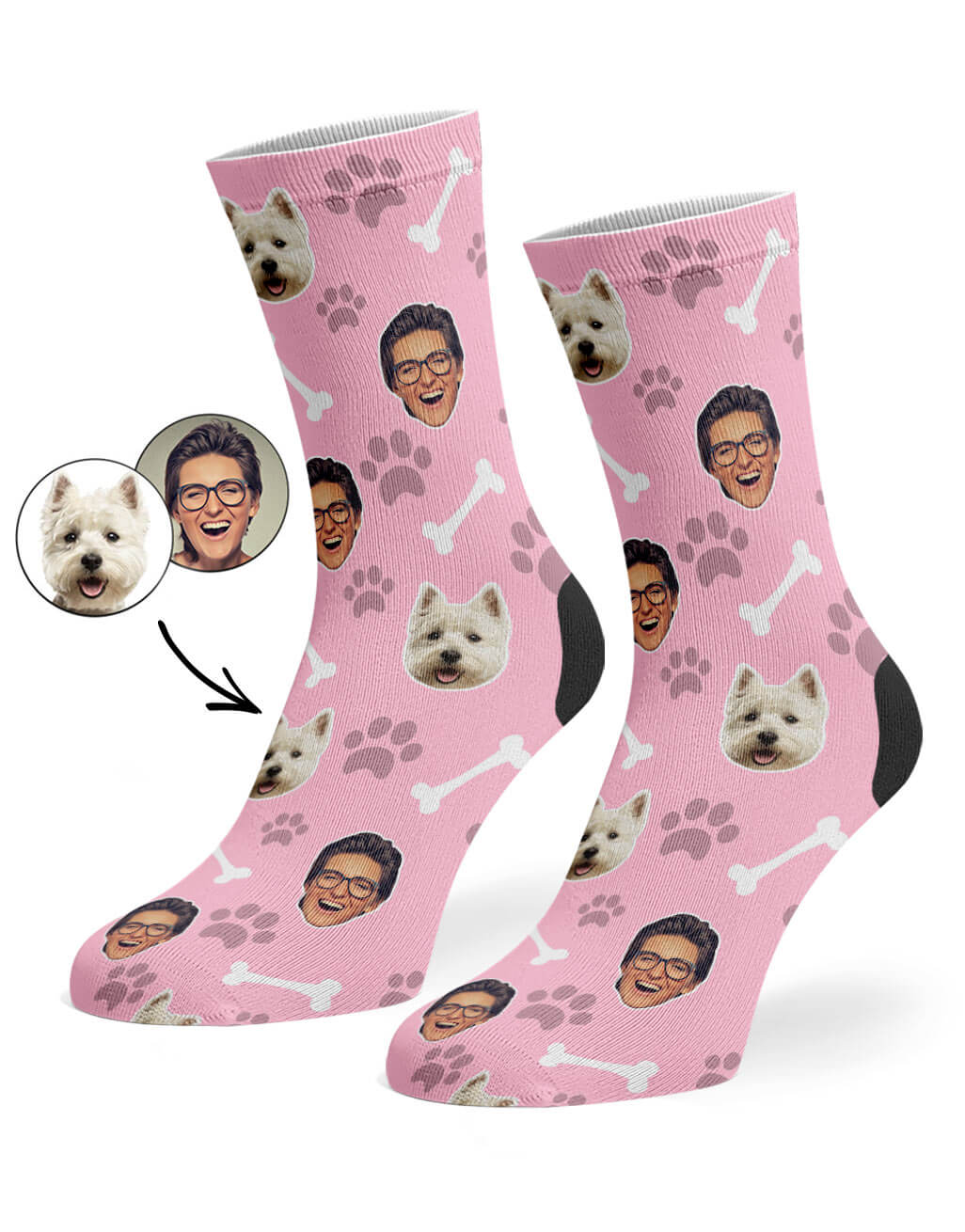 Dog & Owner Custom Socks