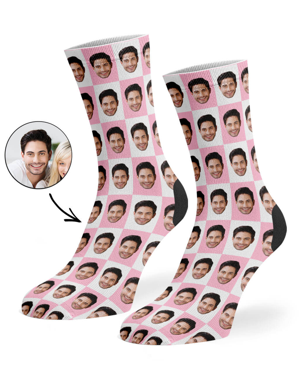 Poser Face Custom Socks