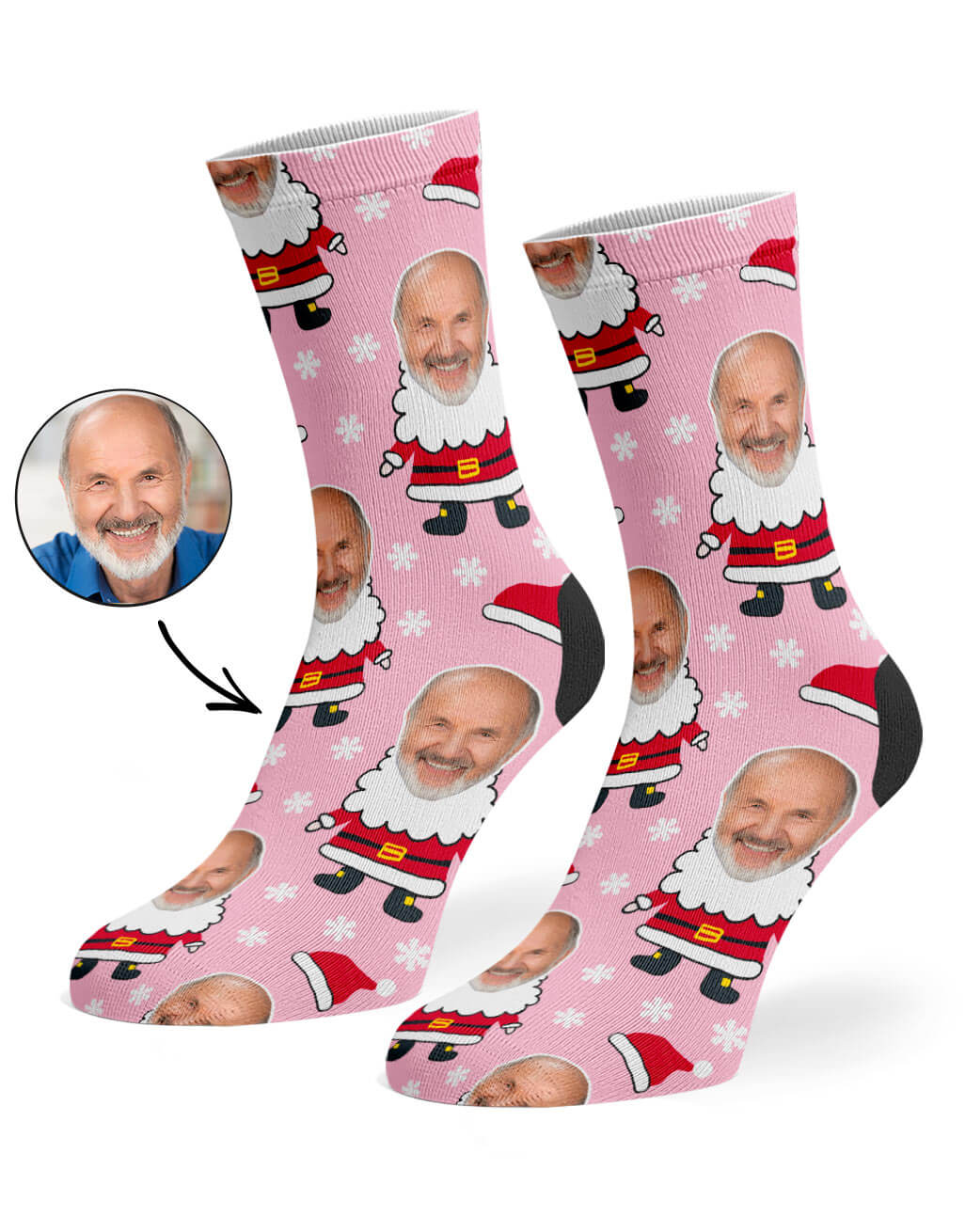 Santa Custom Socks