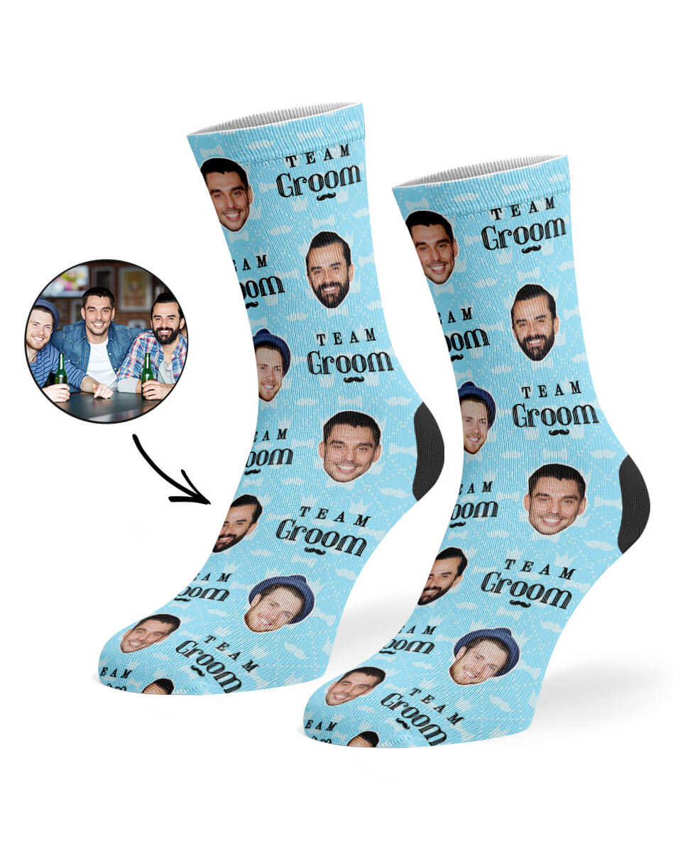 Team Groom Custom Socks