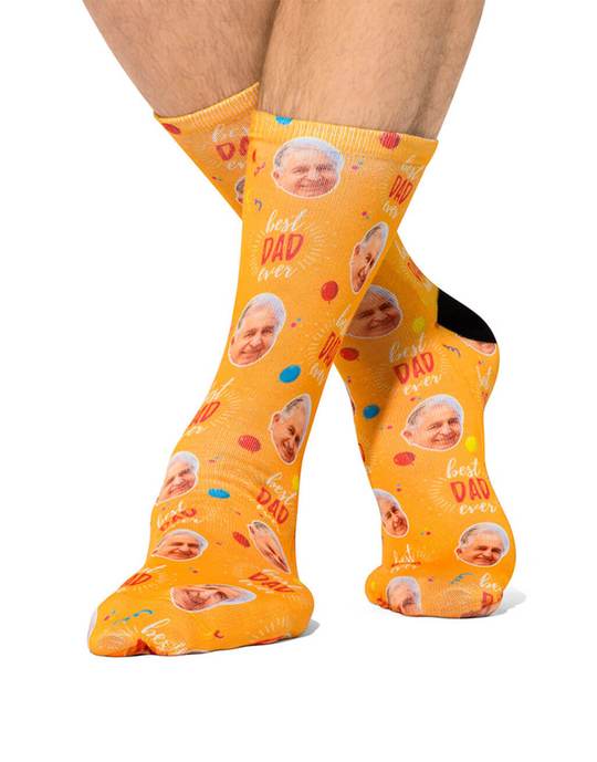 Balloons Best Dad Custom Socks