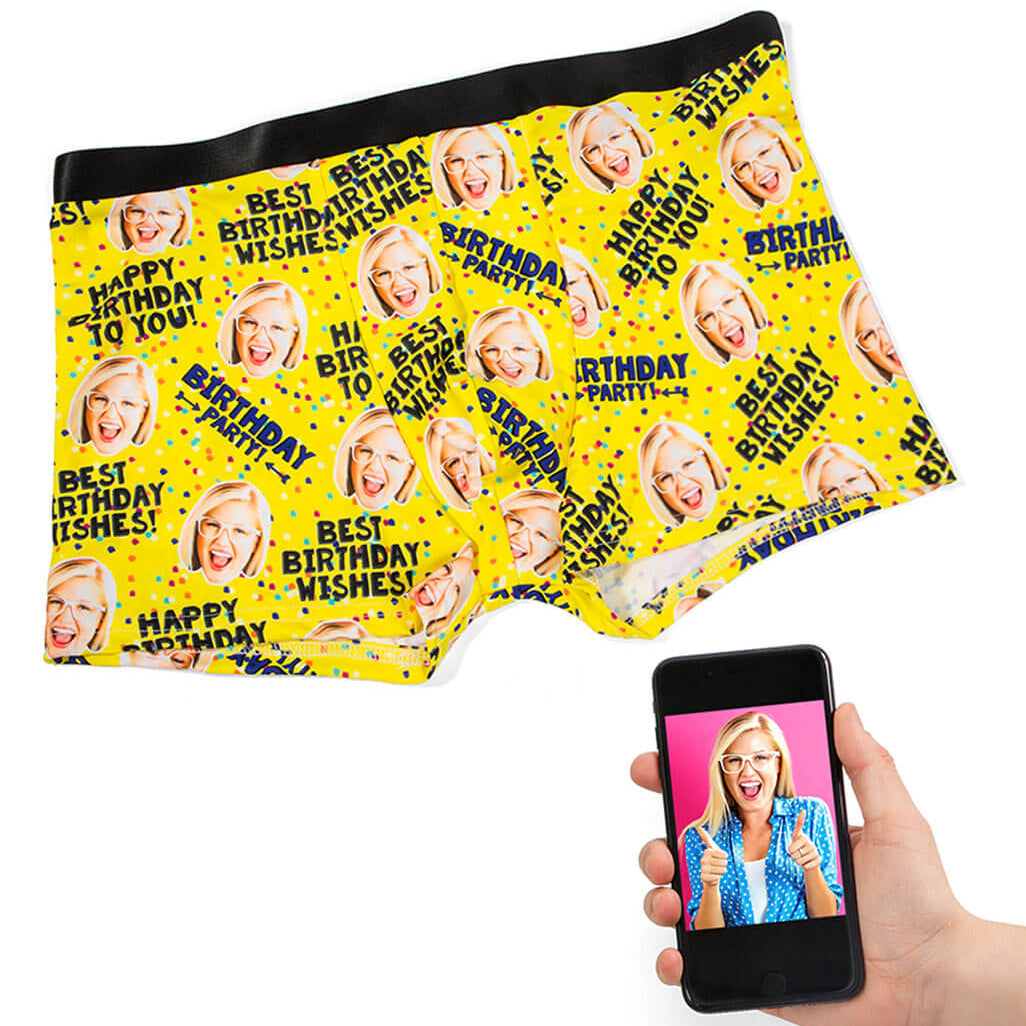 Best Birthday Wishes Custom Boxers