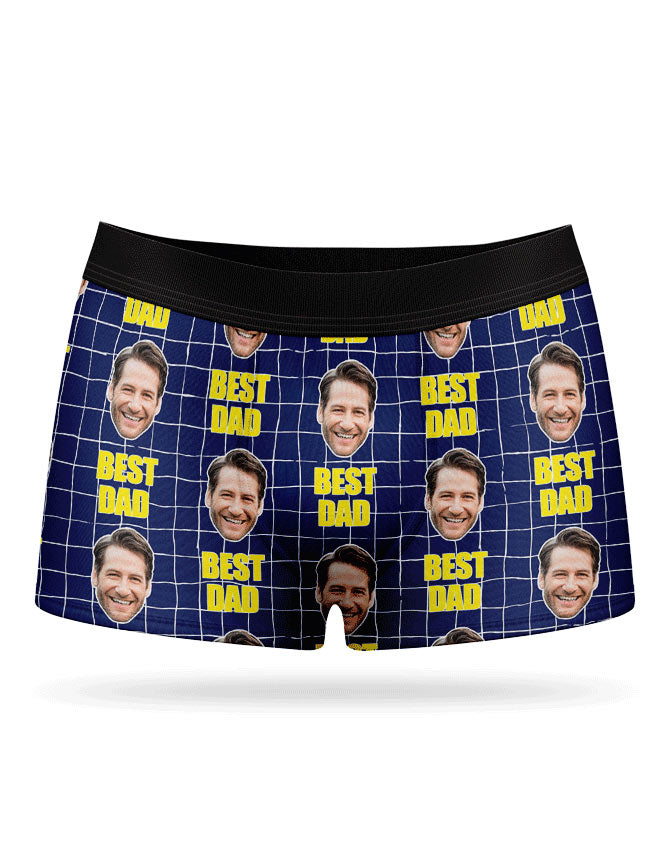 Bold Best Dad Custom Boxers
