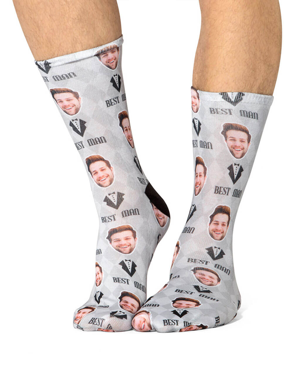Best Man Face Custom Socks