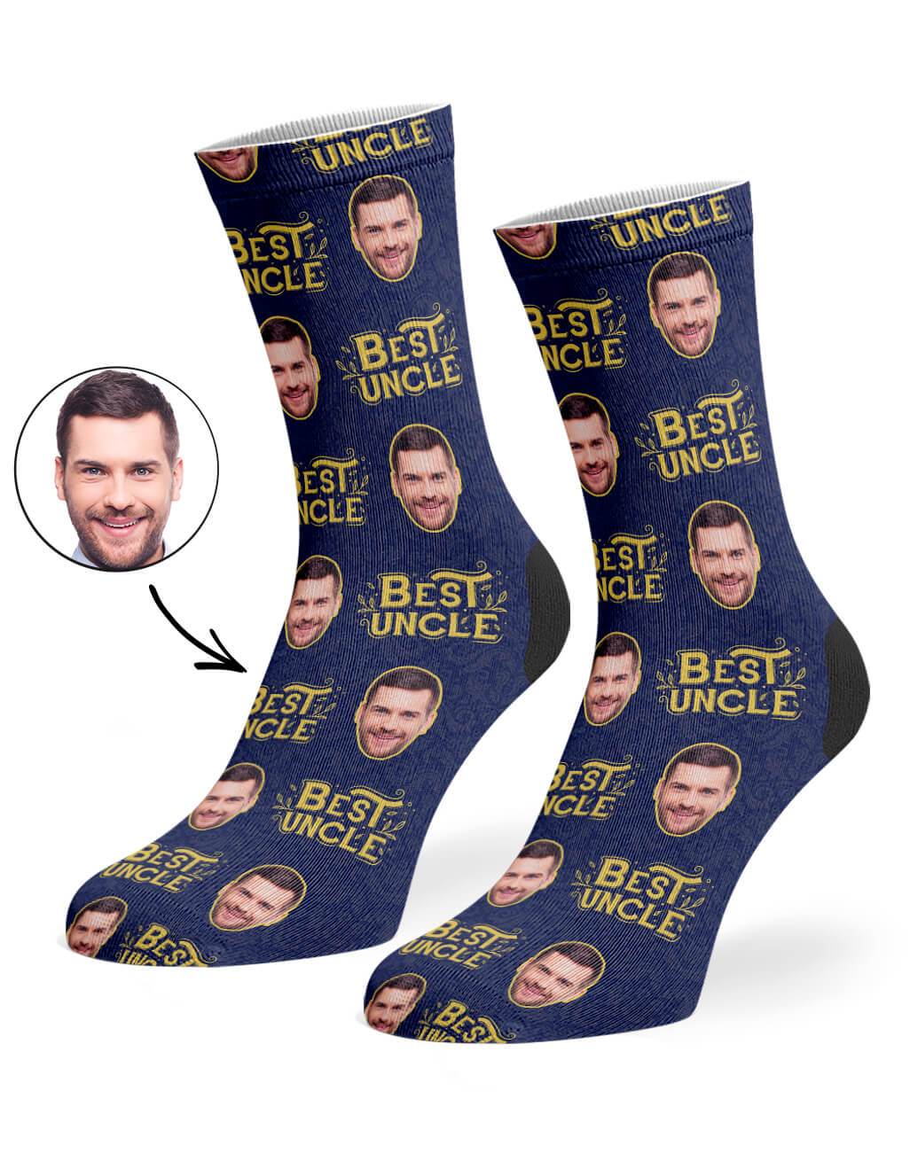 Best Uncle Golden Custom Socks