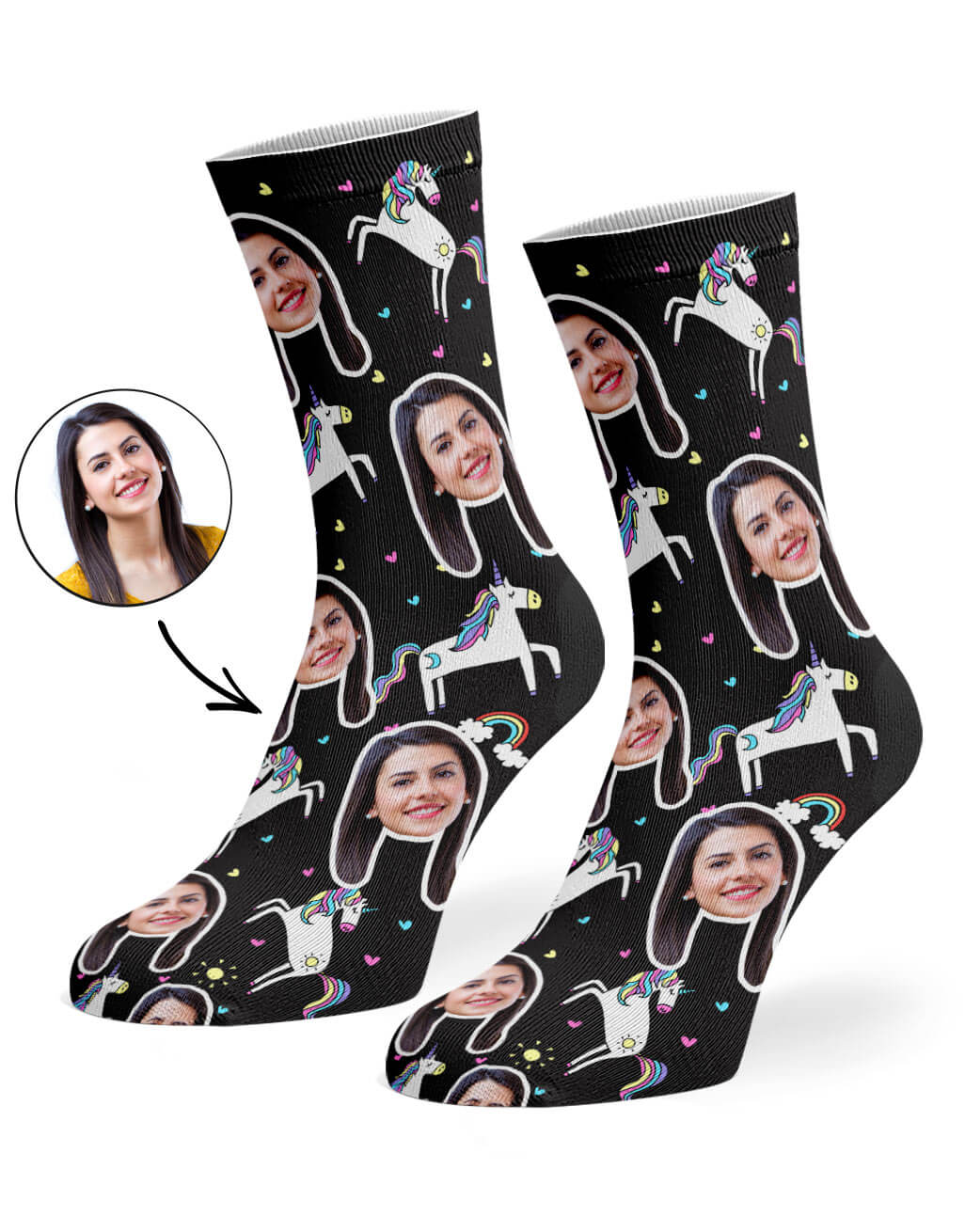 Unicorn Custom Socks