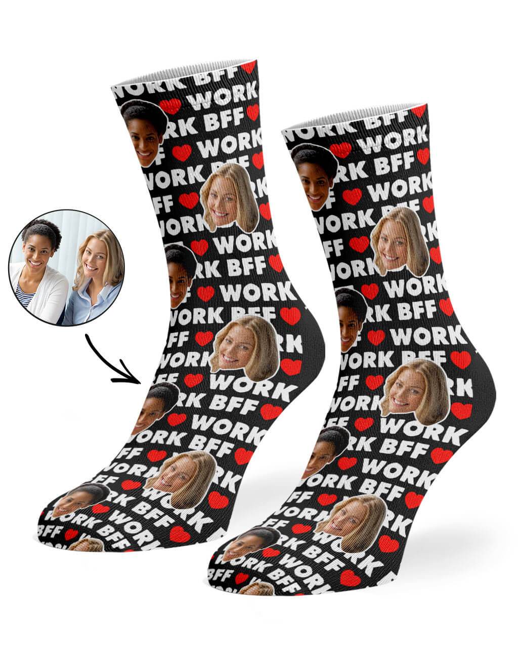Work BFF Custom Socks