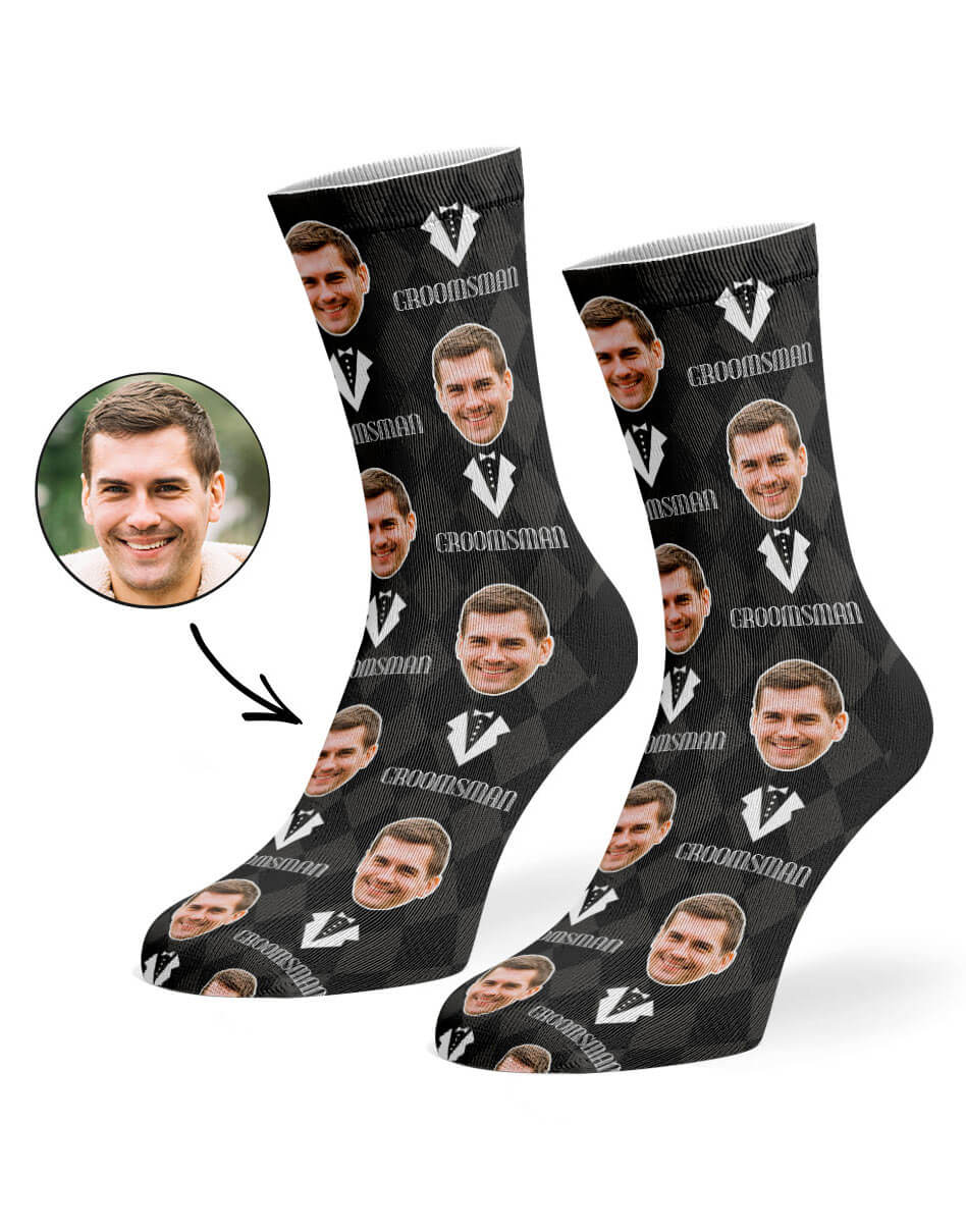 Groomsman Custom Socks