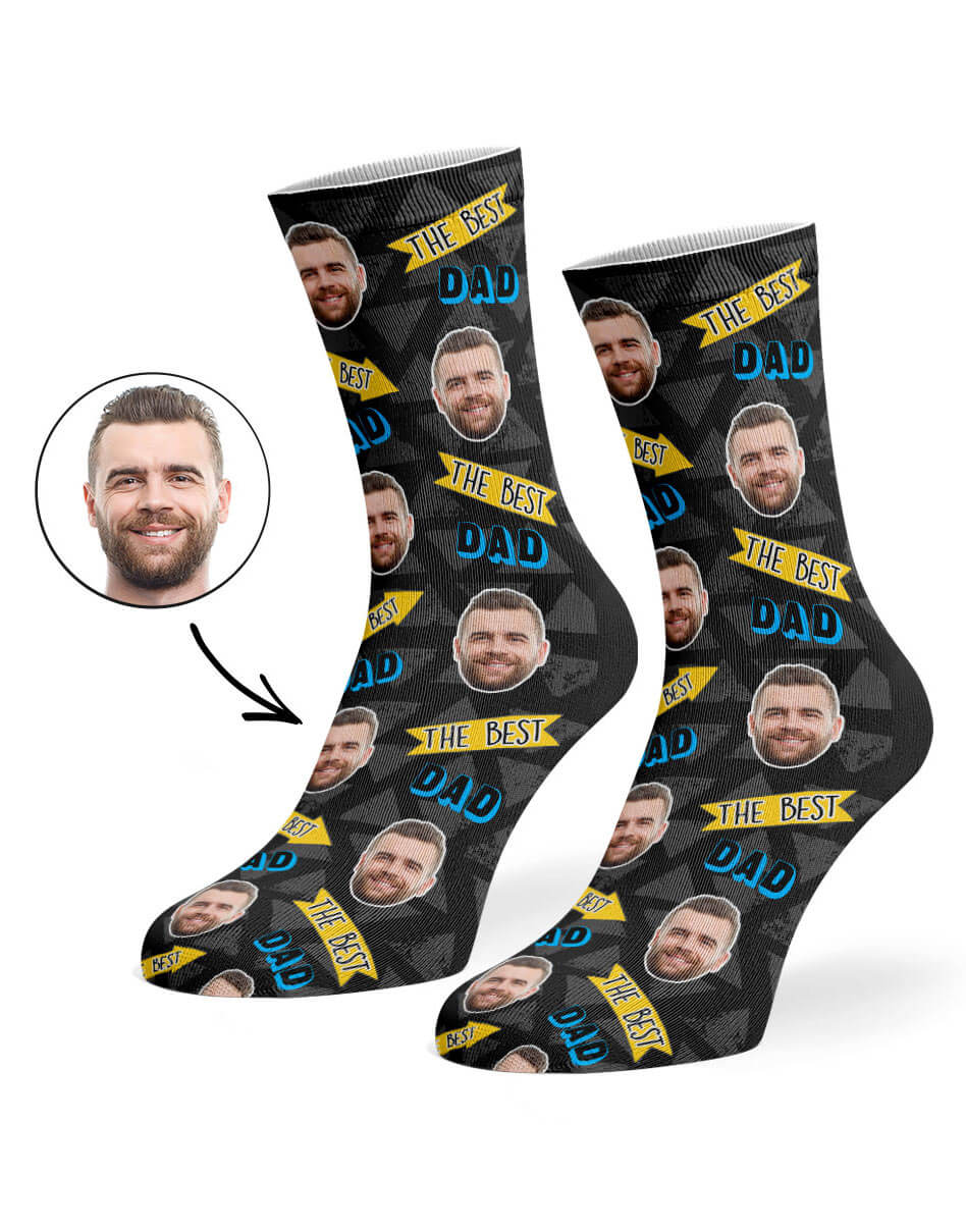 The Best Dad Custom Socks