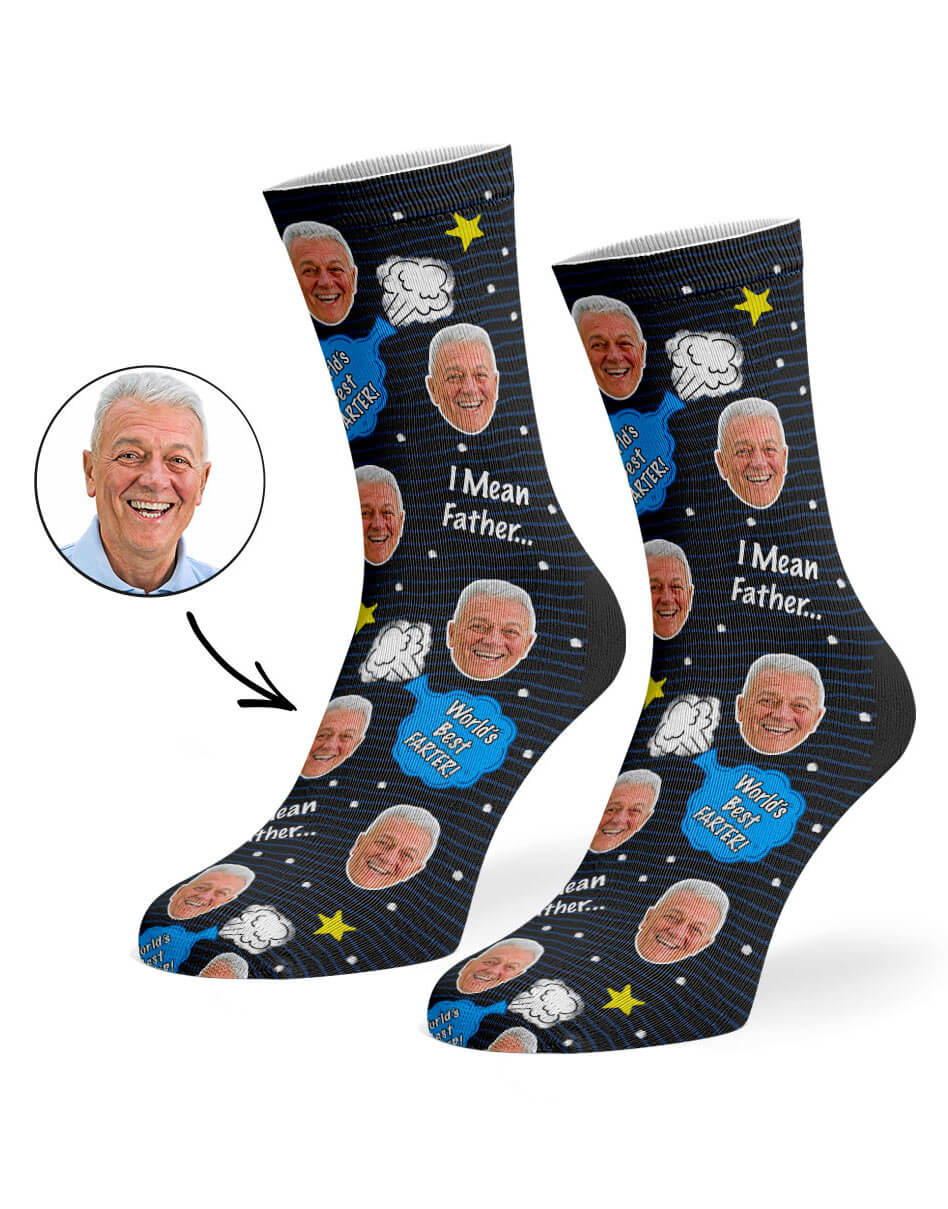 World's Best Farter Custom Socks